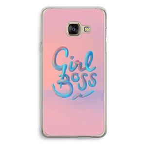 CaseCompany Girl boss: Samsung Galaxy A3 (2016) Transparant Hoesje