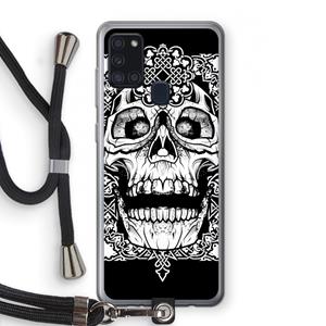 CaseCompany Seek & Destroy: Samsung Galaxy A21s Transparant Hoesje met koord