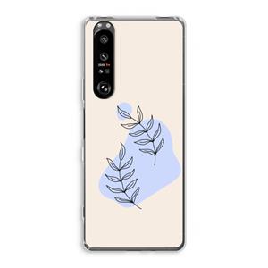 CaseCompany Leaf me if you can: Sony Xperia 1 III Transparant Hoesje