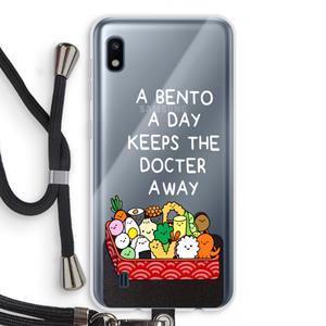 CaseCompany Bento a day: Samsung Galaxy A10 Transparant Hoesje met koord