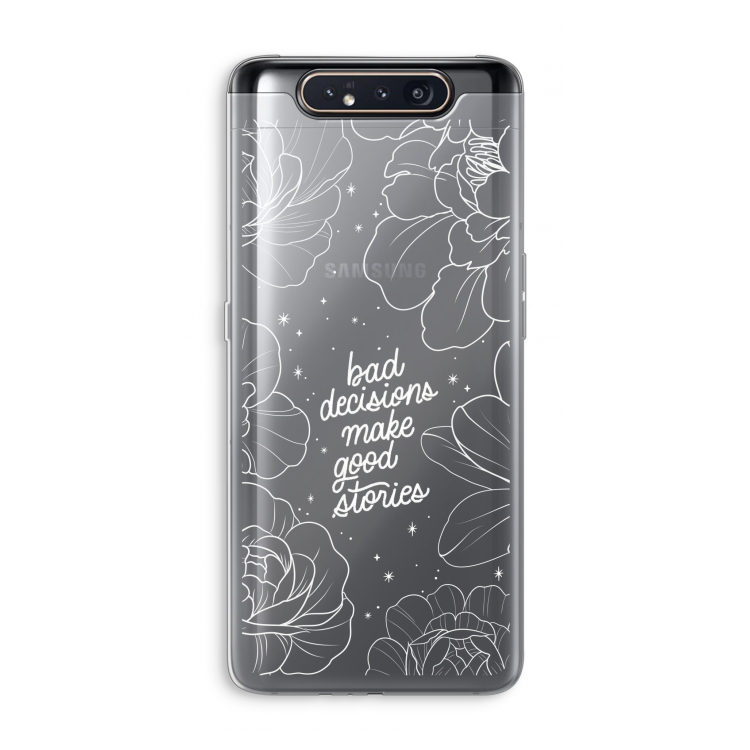 CaseCompany Good stories: Samsung Galaxy A80 Transparant Hoesje