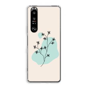 CaseCompany Love your petals: Sony Xperia 1 III Transparant Hoesje