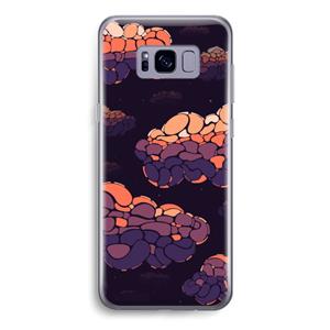 CaseCompany Patroon Wolken: Samsung Galaxy S8 Transparant Hoesje