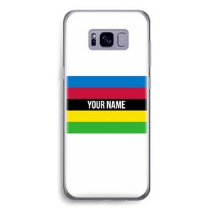 CaseCompany WK Wielrennen: Samsung Galaxy S8 Transparant Hoesje