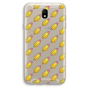 CaseCompany Waterijsjes: Samsung Galaxy J7 (2017) Transparant Hoesje
