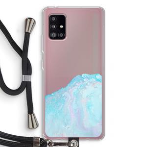 CaseCompany Fantasie pastel: Samsung Galaxy A51 5G Transparant Hoesje met koord