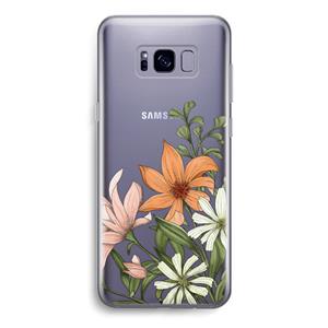 CaseCompany Floral bouquet: Samsung Galaxy S8 Transparant Hoesje