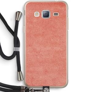 CaseCompany Marrakech Walls: Samsung Galaxy J3 (2016) Transparant Hoesje met koord