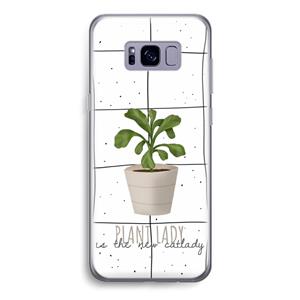 CaseCompany Kamerplant op vensterruit: Samsung Galaxy S8 Transparant Hoesje