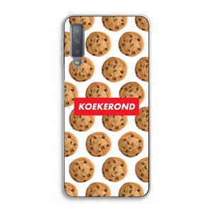 CaseCompany Koekerond: Samsung Galaxy A7 (2018) Transparant Hoesje