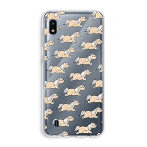 CaseCompany Ponys: Samsung Galaxy A10 Transparant Hoesje