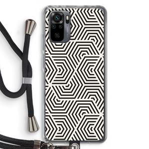 CaseCompany Magic pattern: Xiaomi Redmi Note 10 Pro Transparant Hoesje met koord
