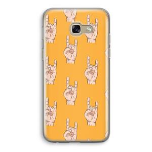 CaseCompany Rock: Samsung Galaxy A5 (2017) Transparant Hoesje