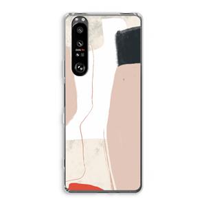 CaseCompany Lava: Sony Xperia 1 III Transparant Hoesje