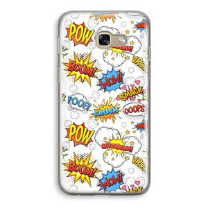 CaseCompany Pow Smack: Samsung Galaxy A5 (2017) Transparant Hoesje