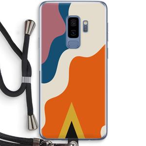 CaseCompany Noor A: Samsung Galaxy S9 Plus Transparant Hoesje met koord