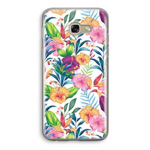 CaseCompany Tropisch 2: Samsung Galaxy A5 (2017) Transparant Hoesje