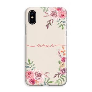 CaseCompany Rozen: iPhone XS Max Volledig Geprint Hoesje