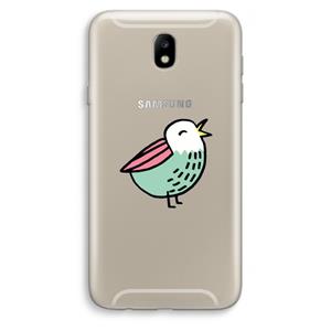 CaseCompany Birdy: Samsung Galaxy J7 (2017) Transparant Hoesje