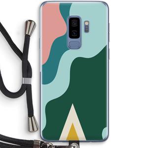 CaseCompany Noor B: Samsung Galaxy S9 Plus Transparant Hoesje met koord