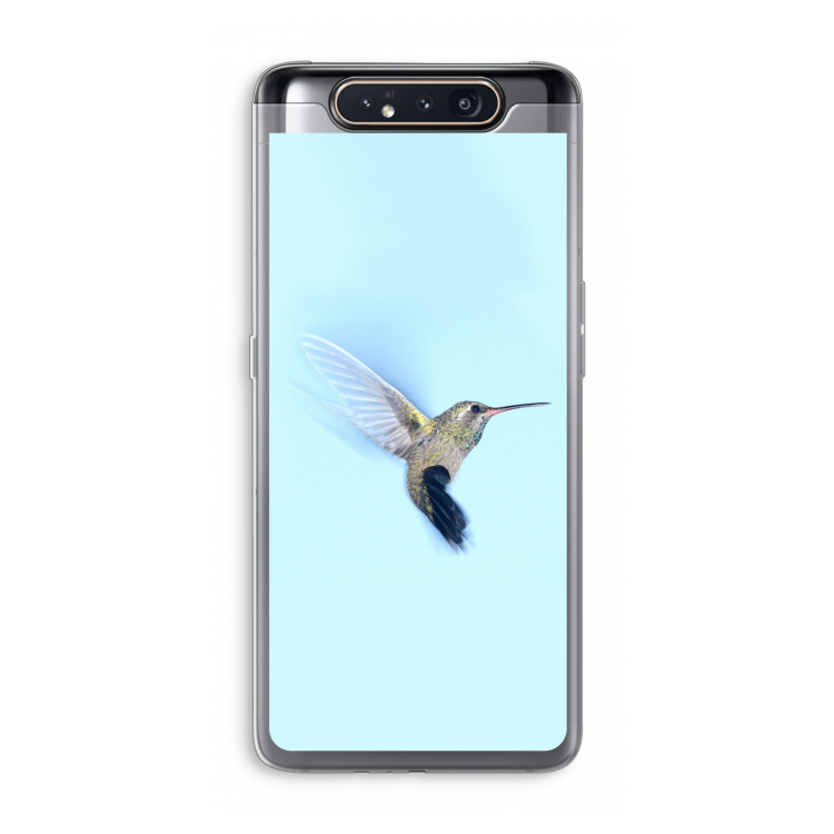CaseCompany Kolibri: Samsung Galaxy A80 Transparant Hoesje