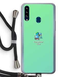 CaseCompany Win98: Samsung Galaxy A20s Transparant Hoesje met koord