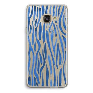 CaseCompany Blauwe nerven: Samsung Galaxy A3 (2016) Transparant Hoesje