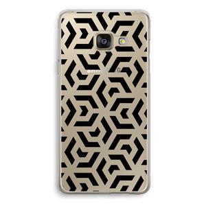 CaseCompany Crazy pattern: Samsung Galaxy A3 (2016) Transparant Hoesje