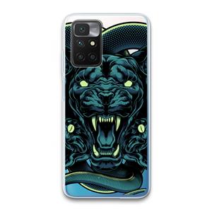 CaseCompany Cougar and Vipers: Xiaomi Redmi 10 Transparant Hoesje