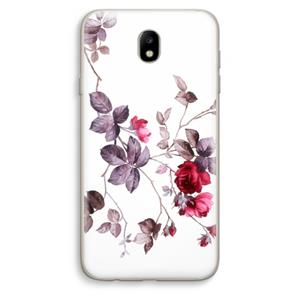 CaseCompany Mooie bloemen: Samsung Galaxy J7 (2017) Transparant Hoesje