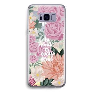 CaseCompany Kindness matters: Samsung Galaxy S8 Transparant Hoesje