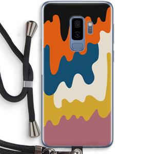 CaseCompany Baar A: Samsung Galaxy S9 Plus Transparant Hoesje met koord