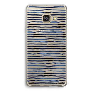 CaseCompany Verrassende lijnen: Samsung Galaxy A3 (2016) Transparant Hoesje