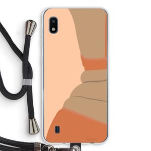 CaseCompany Bikini: Samsung Galaxy A10 Transparant Hoesje met koord