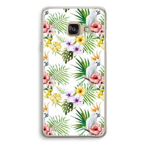 CaseCompany Gele kuif: Samsung Galaxy A3 (2016) Transparant Hoesje