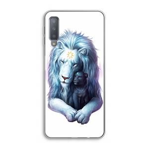 CaseCompany Child Of Light: Samsung Galaxy A7 (2018) Transparant Hoesje