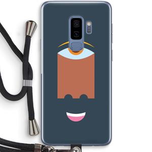 CaseCompany Mono M: Samsung Galaxy S9 Plus Transparant Hoesje met koord