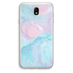 CaseCompany Fantasie pastel: Samsung Galaxy J7 (2017) Transparant Hoesje