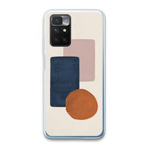 CaseCompany Geo #3: Xiaomi Redmi 10 Transparant Hoesje