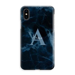 CaseCompany Midnight Marble: iPhone XS Max Volledig Geprint Hoesje