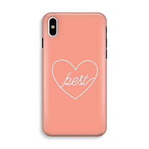 CaseCompany Best heart: iPhone XS Tough Case