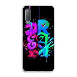 CaseCompany Dream: Samsung Galaxy A7 (2018) Transparant Hoesje