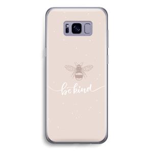 CaseCompany Be(e) kind: Samsung Galaxy S8 Transparant Hoesje