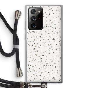 CaseCompany Terrazzo N°14: Samsung Galaxy Note 20 Ultra / Note 20 Ultra 5G Transparant Hoesje met koord