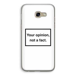 CaseCompany Your opinion: Samsung Galaxy A5 (2017) Transparant Hoesje