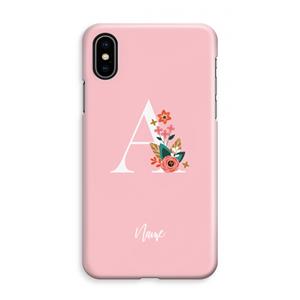 CaseCompany Pink Bouquet: iPhone XS Max Volledig Geprint Hoesje