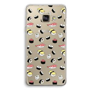 CaseCompany Sushi time: Samsung Galaxy A3 (2016) Transparant Hoesje