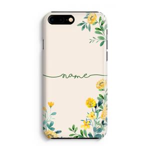 CaseCompany Gele bloemen: Volledig Geprint iPhone 7 Plus Hoesje
