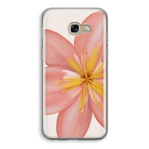 CaseCompany Pink Ellila Flower: Samsung Galaxy A5 (2017) Transparant Hoesje