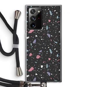 CaseCompany Terrazzo N°16: Samsung Galaxy Note 20 Ultra / Note 20 Ultra 5G Transparant Hoesje met koord
